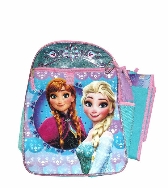 Disney Frozen Anna and Elsa School Backpack 5 pieces Set