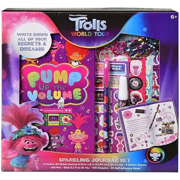 Trolls World Tour Sparkling Journal set