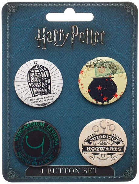 Harry Potter Button Pins Set