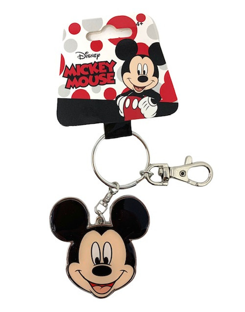Disney Mickey Mouse Two-Sided Colored Pewter Keychain