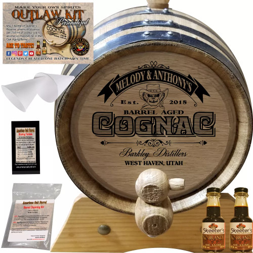 Personalized Outlaw Kit™ (107) Barrel Aged Cognac - Create Your Own Spirits