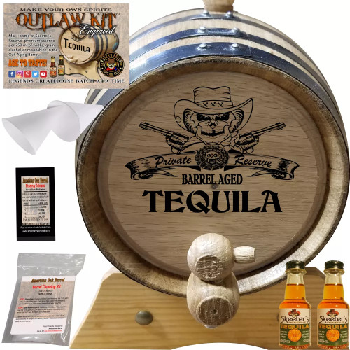 Engraved Outlaw Kit™ (164) Private Reserve Tequila - Create Your Own Spirits