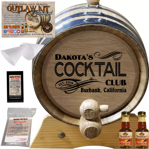 Personalized Outlaw Kit™ (208) My Cocktail Club - Create Your Own Spirits