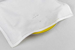 Bread Plate Napkin over plate