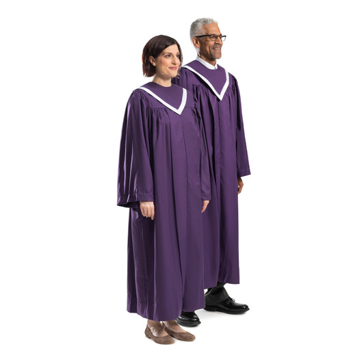 Adult choir robe in crown jewel (purple) color Adult choir robe in crown jewel (purple) color