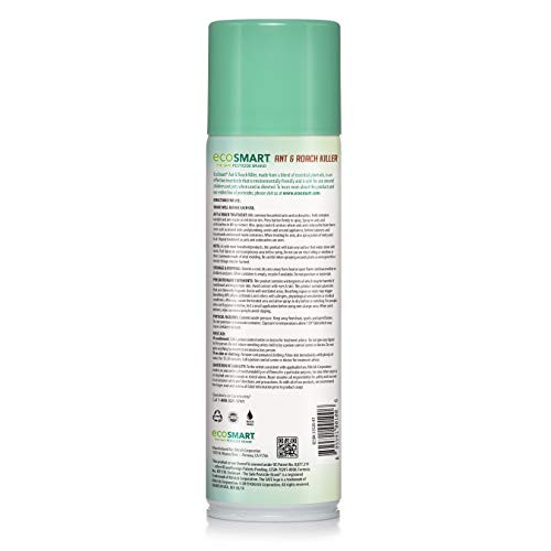 EcoSmart Natural Ant And Roach Killer Aerosol Spray Can Case Of 6