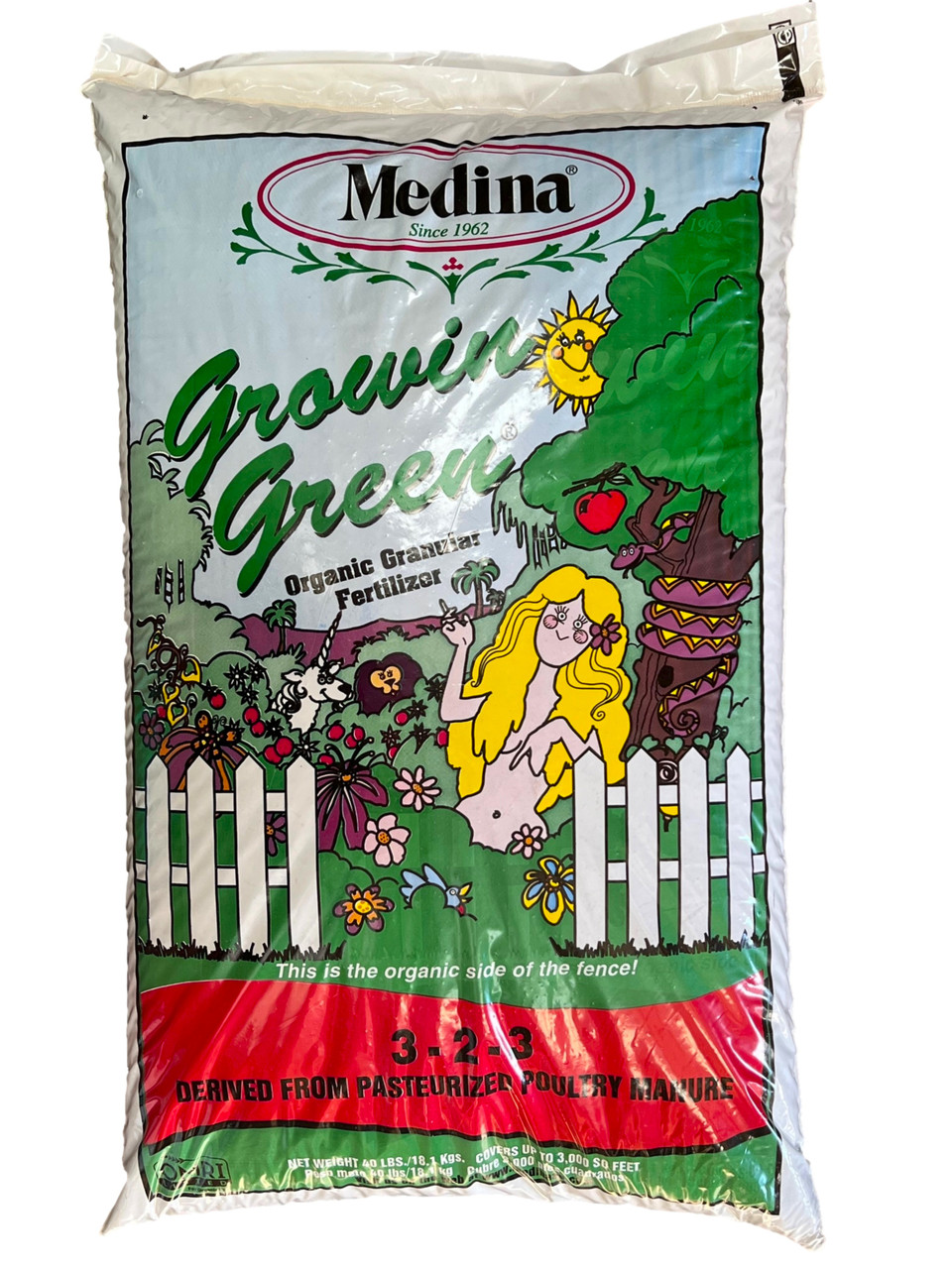 Medina Growin Green Organic Granular Fertilizer - AG Organics