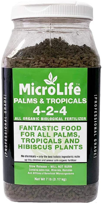 MicroLife Palms & Tropicals 4-2-4 All Organic Biological Fertilizer