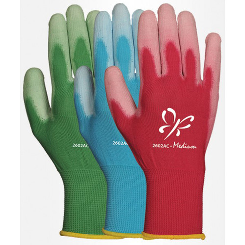 LFS Gloves 2602AC (Medium) ASSORTED REINFORCED FT/PU (12)