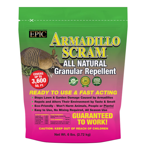 Armadillo Scram All Natural Granular Repellent 6 Lb. Bag 