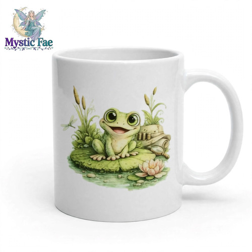 Cute Floral Frog Design
