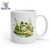 Cute Floral Frog Design