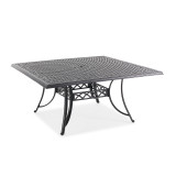 Bellagio Desert Bronze Cast Aluminum and Tweed Glow Sling 9 Pc. Dining Set with 64 in. Sq. Table Bellagio Desert Bronze Cast Aluminum and Tweed Glow Sling 9 Pc. Dining Set with 64 in. Sq. Table