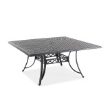 Bellagio Desert Bronze Cast Aluminum and Sapphire Sling 9 Pc. Dining Set with 64 in. Sq. Table Bellagio Desert Bronze Cast Aluminum and Sapphire Sling 9 Pc. Dining Set with 64 in. Sq. Table