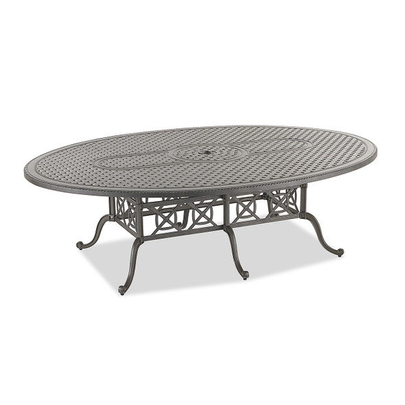 Florence Shade Cast Aluminum 102 x 72 in. Dining Table