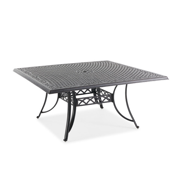 Bellagio Desert Bronze Cast Aluminum and Sapphire Sling 9 Pc. Dining Set with 64 in. Sq. Table Bellagio Desert Bronze Cast Aluminum and Sapphire Sling 9 Pc. Dining Set with 64 in. Sq. Table