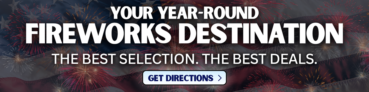 Captain Jim's Fireworks in West Alton, Missouri - Your Year-Round Fireworks Destination. The Best Selection. The Best Deals. Get Directions ->