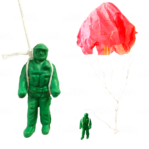 Plastic Paratrooper (Daytime) (Case)