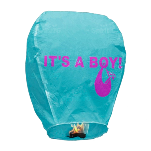 Its A Boy - Sky Lantern (Case)