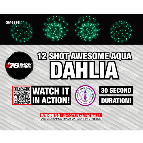 12s O/Pu/Pi/Aq Dahlia Asst (30 sec) (Show) (Case)
