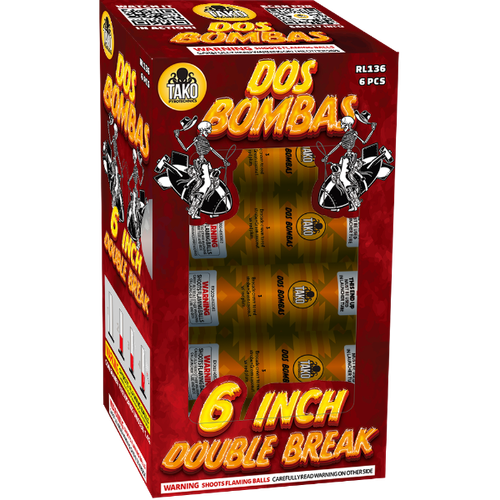 6 Dos Bombas - Double-Break Canisters (Case)