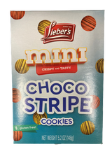 Lieber's Mini Choco Stripe Cookies, 148g