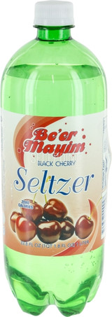 Be'er Mayim Black Cherry Seltzer, 1l