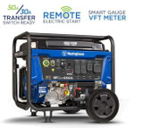 WGen9500c 12,500/9,500-Watt Gas Powered Portable Generator with Remote Start, Transfer Switch Outlet and CO Sensor