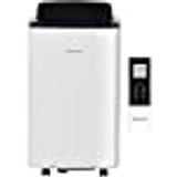 Honeywell HF0CESVWK6 10,000 BTU Smart Wi-Fi Portable Air Conditioner, Rooms up to 450 sq. ft, Black/White