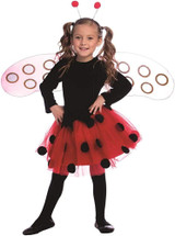 Ladybug Dress Costume Large