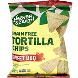 Heaven & Earth Sweet BBQ Tortilla Chips, 127.5g