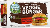 Heaven & Earth Chick with Kick Pea Charge Veggie Burger