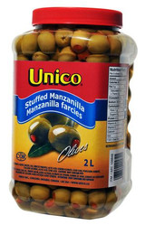 Unico Stuffed Manzanilla Olives, 2L