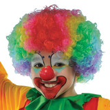 RAINBOW CLOWN WIG KIDS 1 SIZE