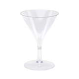 Jumbo Clear Plastic Martini Glasses, 25oz, 4ct