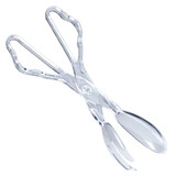 Clear Plastic Salad Tong - 1 count