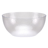 Pebbled - 140 oz. Plastic Bowl - Clear