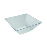 MiniWare Clear Square Salad Bowl (6 Count)