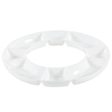 8 Section Dish White (3 Count)