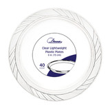 Dinner Collection Clear 6" B & B Plates, 40pk