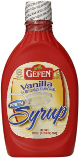 Gefen Vanilla Syrup, 20 Oz