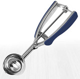 Millvado Blue Stainless Steel Ice Cream and Cookie Scooper