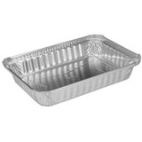 1.5lb Oblong Shallow Aluminum Pan - 2061