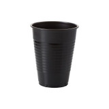 10 Oz Black Plastic Cups (16 Count)