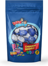 Izzy & Dizzy  Blue and White Wooden Dreidels, 30pk