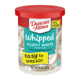 Duncan Hines Whipped Fluffy White Frosting, 397g