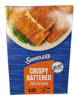 Shindler's Crispy Battered Fish Portions, 4pk