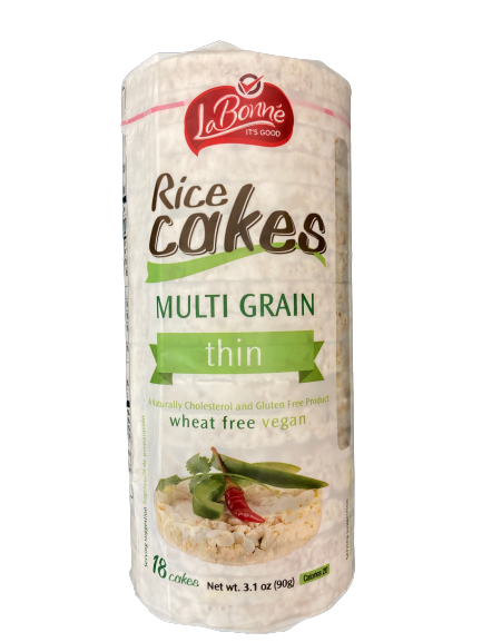 La Bonne Multi Grain Thin Rice Cakes, 90g Never Wash A Dish