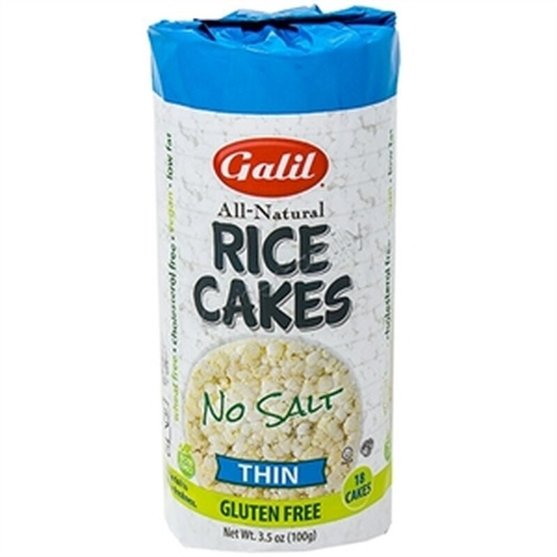 Galil Rice Cakes With No Salt Thin, 100g Never Wash A Dish