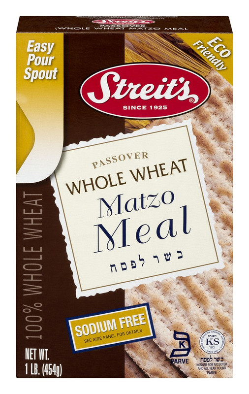 Streit's Whole Wheat Matzo Meal, 454g - Never Wash A Dish